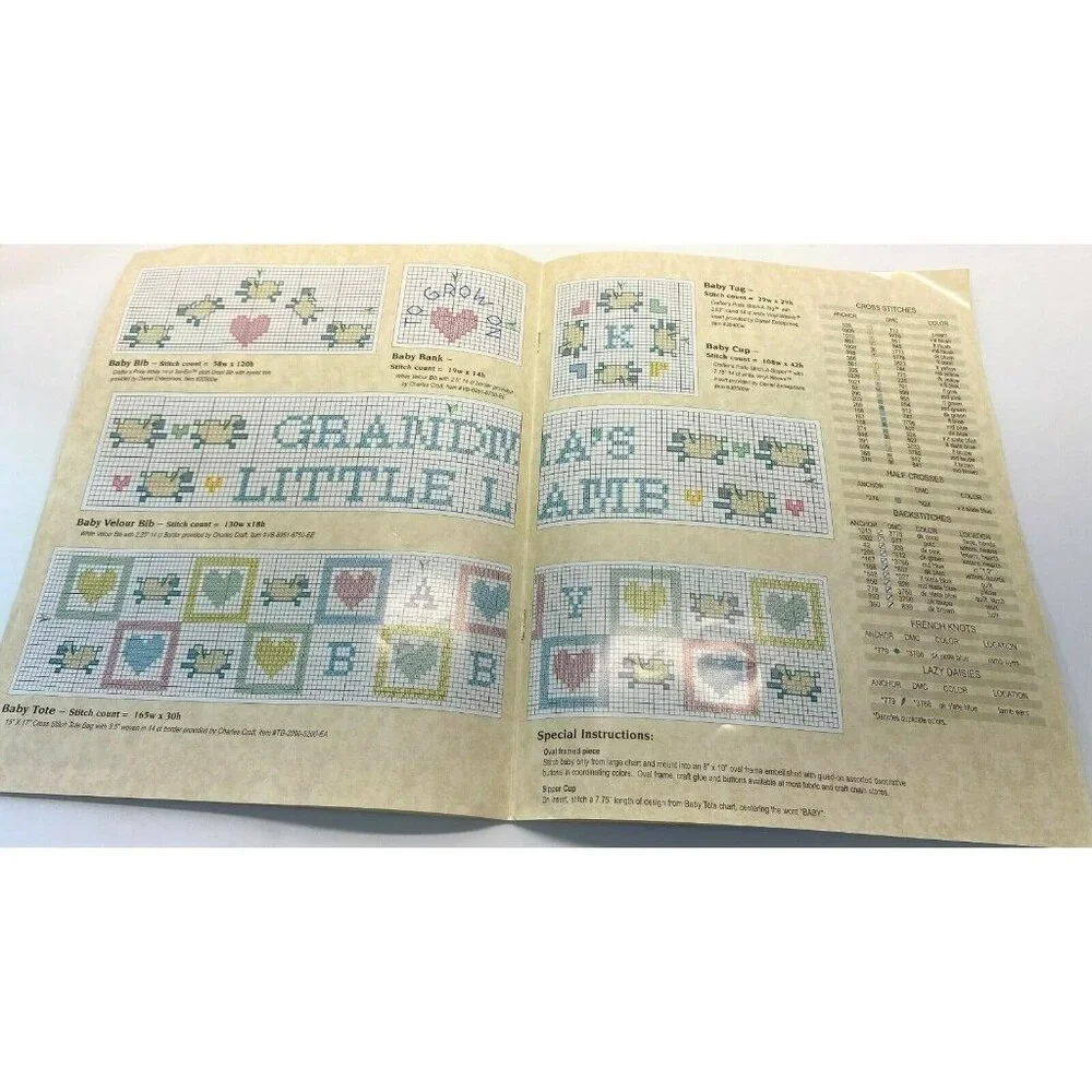Cross Stitch Birth Certificate Collection Leaflet Elizabeth Spurlock Stitchworld